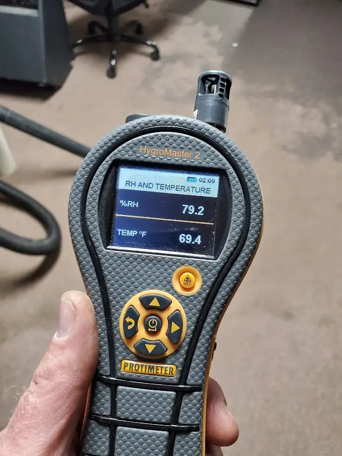 Moisture meter humidity assessment for Mold Remediation & Removal in McLendon-Chisholm